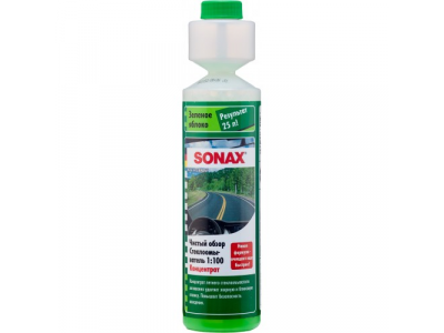 Стеклоомыватель "SONAX" 372141 концентрат 1:100, яблоко, 250 мл от SONAX Стеклоомыватель "SONAX" 372141 концентрат 1:100, яблоко, 250 мл