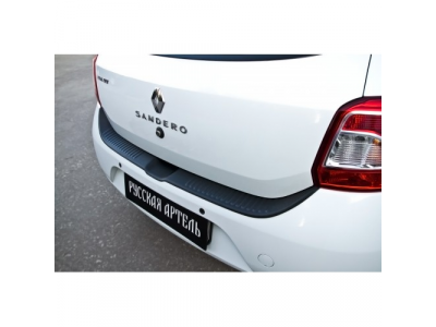 Защита заднего бампера для Renault Sandero 2014- от РУССКАЯ АРТЕЛЬ Защита заднего бампера для Renault Sandero 2014-