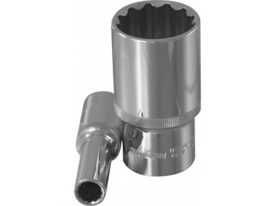 Головка торцевая 12 гранная глубокая 1/2"DR 8мм., Ombra 112208 от OMBRA Головка торцевая 12 гранная глубокая 1/2"DR 8мм., Ombra 112208