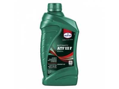 Минеральная жидкость для автоматических трансмиссий "Eurol ATF III F", 1 л. от EUROL Минеральная жидкость для автоматических трансмиссий "Eurol ATF III F", 1 л.